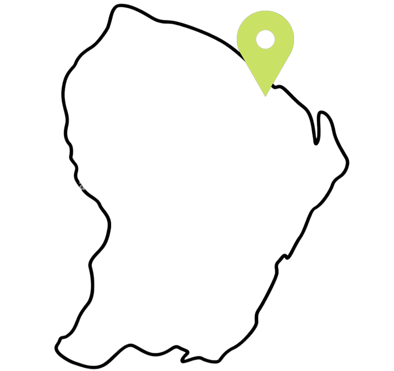 Géolocalisation Guyane