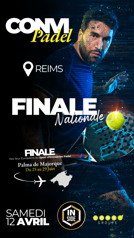 Affiche Convi Padel